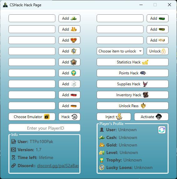 VIP App Screenshot